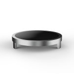 플렉시티 랩스 UFO, 아스트랄 축 회전 상단 베이스 - 저마찰 오목 유리 및 알루미늄 도킹 스테이션 하단 측면 3 1/4 인치 : 나스토어일팔