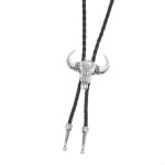 2025 PU 코드와 Bullhead 참 넥타이 남여 디자인의 새로운 서부 볼로 목걸이 : 선업공덕몰