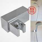 조정 가능한 핸드 샤워 홀더 브래킷 벽 장착 설치 욕실 스퀘어용 360 도 회전 : 선암산업