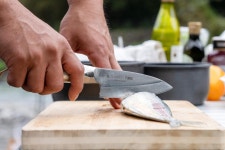 TOJIRO×TSBBQ 올스텐 아웃도어 소매날 나이프 (우) 120mm TSBBQ-017 : M2Trading