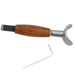 가죽 공예용 회전식 칼 조각 도구 예술적이고 실용적인 가죽 프로젝트를 수동 도구 : 유인01