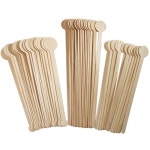 100PCS 라운드 일회용 교반기 가정용 나무 카페 커피 스틱 또는 교반 100pc 14cm : 옷장속모아