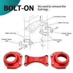 2018년 이후 소프트 로우 라이더 FXLR 스트리트 밥 레드 FXST 전면 브레이스 Blue : 해직다