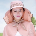 마켓다인A 썬캡 모자햇빛가리개 여성챙모자 얼굴햇빛가리개 : 마켓다인A