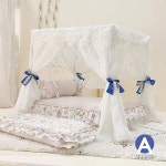 럭셔리 애완동물 침대 고양이 둥지 테디베어 켄넬 공주풍 단조 철제 강아지 소형 대형견 용품 : 플랜에이1