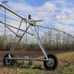 농업용 중심축 스프링클러 관개 장비(이동식 제어 포함 농장 시스템에 사용) : 덕신기전