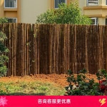 정원 울타리 말뚝 나무대문 대나무 안뜰 나무 꾸미기 화원 칸막이 200X100CM 마당 : 모아좋다몰