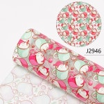 크리스마스 투명 PVC 젤리 인조 가죽 시트 비닐 DIY 활 공예 커버 J2941 20x30cm : 추월소소온