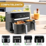 EY9018 듀얼 프라이 5 2/3 1 L 세코텍 5/3 라클랜드 5L/3L용 재사용 가능 2PCS : 머루비직구