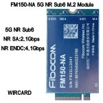 노트북 라우터용 WIRCARD FM150-NA 5G NR Sub6 M.2 모듈 4100Mbps USB3.0 : 프라임상사43