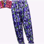 여성 소재 꽃무늬 바지 잠옷 파자마 홈웨어 9부 0643eg KWBE6322 : 하늘비 천우