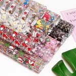 투명 PVC 가죽 시트 스타 장식 보우 젤리 글리터 공예 가방용 DIY 합성 J1352 30cm x : 추월소소온