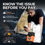 오토픽스 3210 프로 OBD2 스캐너 코드 확인 간편한 이상 엔진 DIY 포함된 안드로이드 배터리 - 없음 테스트가 구독료 스캐너, 및 고장 모든... 