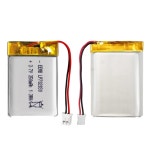 EEMB 1~10개 702030  3.7V 리튬 폴리머 배터리 350mAh 충전식 이온 L : 한라물산2