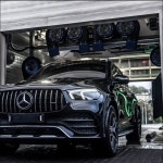 DRwash 싱글 암 완전 자동 터치리스 세차 레이저워시 360 에어 드라이어 포함 : 플레인존