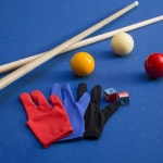 세 손가락 당구 장갑 범용 통기성 탄성 큐 스포츠 수영장 미끄럼 방지 컨트롤 쇼 여성 또는 남성용 당구장 전문 왼손 및 오른손 C0GHJ : 센토오