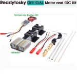180 모터 강력한 마그네틱 모터 브러 ESC 3V-9V 키트 15cm 드라이브 샤프트 CW CCW D30 프로펠러 RC 보트용 2 2mm 커플링 5A x : 보이소센터