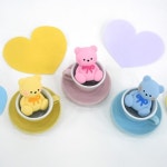 리본 베어 라텍스 토이 (색상랜덤) : 곡식이네 수제간식