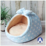 소형견 애완동물 용품 하우스 따뜻한 강아지 침대 켄넬 부드러운 쿠션 고양이 둥지 바구니 치와와 테디 : 플랜에이1