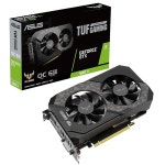 ASUS TUF 게이밍 엔비디아 지포스 GTX 1660 Ti EVO OC 에디션 그래픽 카드(PCIe 3.0, 6GB GDDR6, HDMI 2.0b, 디스플레이포트 1.4, 스페이... 