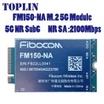 노트북 라우터용 FM150-NA 5G NR Sub6 M.2 모듈 4100Mbps USB3.0 : 프라임상사43