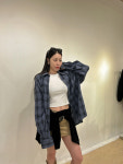 S/S 빈티지 오버 체크남방 3color : 타나라운지