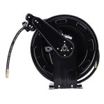 고압 세척기 호스 릴 2암 3/8인치x49 21피트 자동 감김식 헤비 듀티 스틸 49 21피트 호스 4 9피트 와이어 4000PSI : 에드윈2