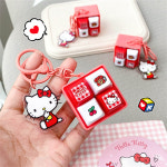 헬로키티키캡키링 4구 키보드 클리커 led 키캡 산리오 키링 두스비 : 두스 비