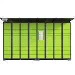 무인 택배함 전원주택 대형 96x41x22 사서함 위한 우편함 무인택배보관함 노트 도난 역참 24문 붙박이장 : 스튜디오 시지에