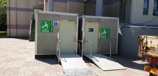 한칸수세식 장애인전용화장실 임대 렌탈 대여 방문설치 : 화장실임대렌탈