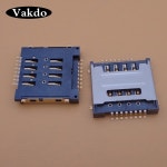 화WAY Y320 G7300 T00 y518 g600 커넥터 교체 용 5pcs 듀얼 8P SIM 카드 리더 소켓 : JDMall06