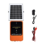 태양광 전기 울타리 10KM 12KV 에너자이저 (가축/소/목장용) 패널 LCD 디스플레이 포함 : 벨로비즈100