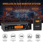 FULUODE 스튜디오 인이어 무선 UHF IEM 메탈 주파수 모노 수신기 100개 모니 : 생활노트
