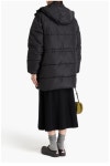GANNI 가니 오버사이즈 퀼팅 블랙 패딩 코트 F6449 : tdress