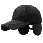 방한 겨울 모 귀달이 기모 안감 캡 모자 따뜻한 CWD40CBA : MATIN01