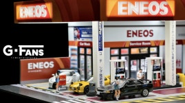 G-FANS 지팬스 디오라마 diorama 주유소 ENEOS 다이캐스트 자동차 1:64 : 더웰그룹몰