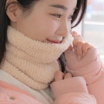 숏 넥워머 니트 목토시 보온 방한 겨울 골프 싸이클 목도리 머플러 : 홍이네잡화