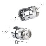 맥주 수도꼭지 유량 제어 어댑터 11/88 나사 조절식 탭 생크 액체 밸브 ( 양조용 : JDMall07