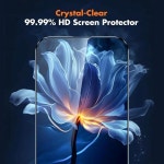 아이폰 16 15 17 프로 맥스 14 플러스 12 13 미니용 강화유리 1-3개 아이폰 XS 11 프로 보호 커버 글라스 : 골든107