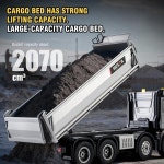 후이나 1536 프로 1/14 무선 조종 덤프트럭 8륜 중장비 엔지니어링 차량 장난감 조명 포함 남자아이 : 팰리스종합상사2