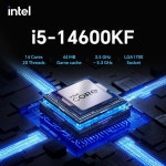 인텔 코어 i5 14600KF 3.5GHz 14코어(6-프로세서 8-이전트 20스레드 CPU L3=24M 125W LGA 쿨러 미포함 : Daol다올4