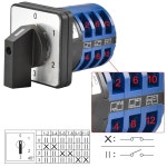 헤센 SZW26 40 0 3.3 660V 40A 4 포 3상 12 터미널 CE 캠 셀렉터 스위치 : 골든duffy4