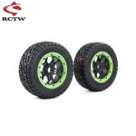 1/5 Losi 5ive T ROFUN ROVAN LT KM X2 SLT V5 BAHA 5S Rc 자동차 타이어 부품 용 휠 허브 (Gen.III) 가있는 모든 지형 타이어 조립... 