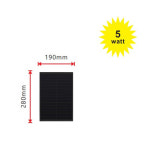 BC 패널 5W 태양광 DIY 발전 세트 : 포앤 스토어