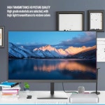 27인치 16:9 컴퓨터 프라이버시 스크린 필터 PET 자석식 필름 탈부착 가능 눈부심 방지 블루라이트 차단 아이 케어 : 프라임상사43