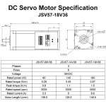 통합 16비트 절대 인코더 180W 3000RPM 36VDC 3상 브러시리스 DC 서보 모터 고성능 제품 DC 모터 : 고봉상사