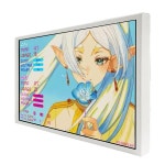 10.1인치 800x1280 화이트/블랙 PC 케이스 모니터 USB 포트 내장 테마 편집기 DIY CPU GPU 온도 데이터용 : 봉구상사17