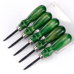 가죽 엣지 베벨러 가죽 공예 엣지 도구 하이 퀄리티 공예 용품 아버지날 선워터 크리스마스 다이 Cu 1 개 : 유인01