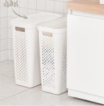 우솔이네 롱슬림 세탁바구니 3컬러 다용도바구니 슬림 분리수거 : 우솔이네