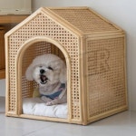 애견 펫하우스와 쿠션 세트 소형강아지집 애견집 강아지가구 펫방석 개집 : better 추천 샾